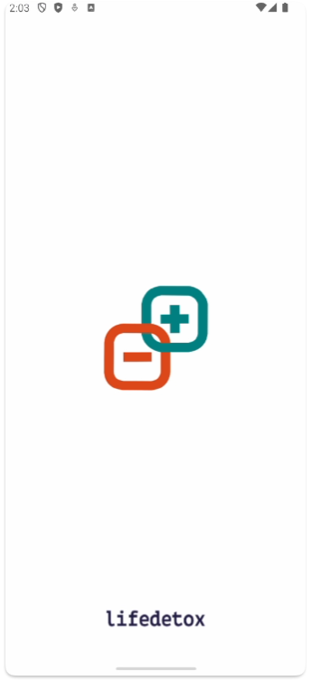 Bright splash screen